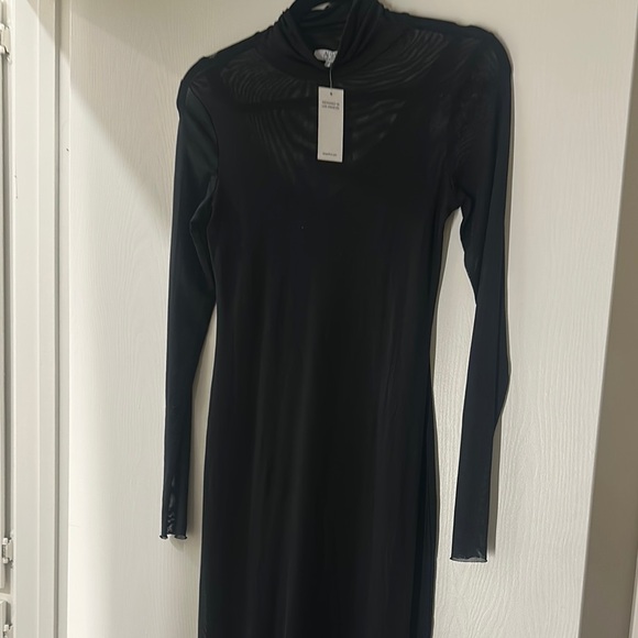 AFRM Elegant Black Long Sleeve Dress - Picture 1 of 3